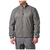 5.11 V.XI XTU LT3 Jacket i Storm, med quiltad isolering och dragkedjefickor.