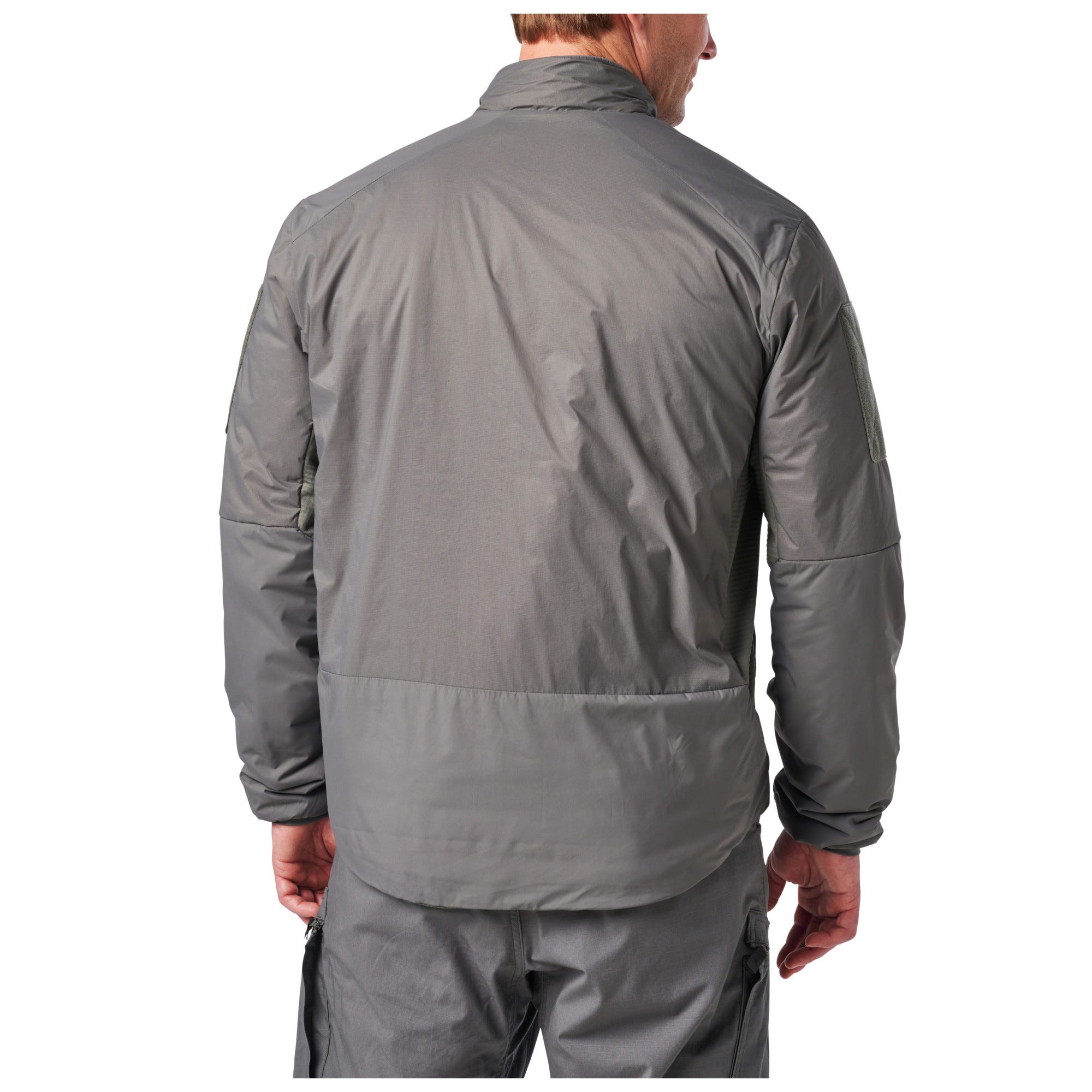 5.11 V.XI XTU LT3 Jacket i Storm, med quiltad isolering och dragkedjefickor.