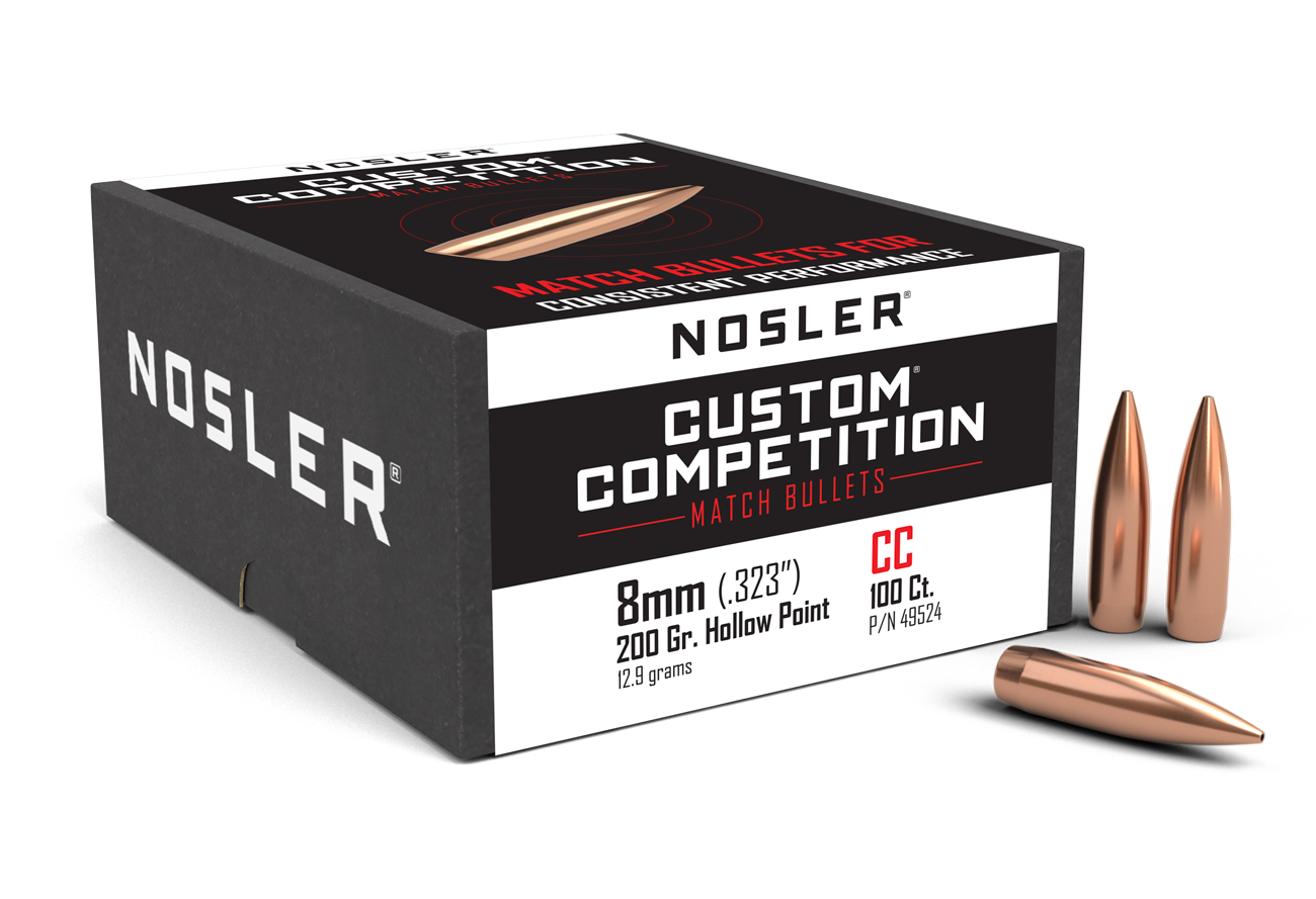 Nosler - Kula - 8 mm - 200gr - Custom Competition HPBT - 100st/ask