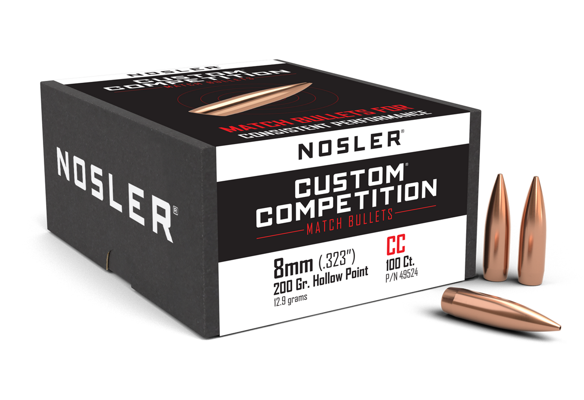Nosler - Kula - 8 mm - 200gr - Custom Competition HPBT - 100st/ask
