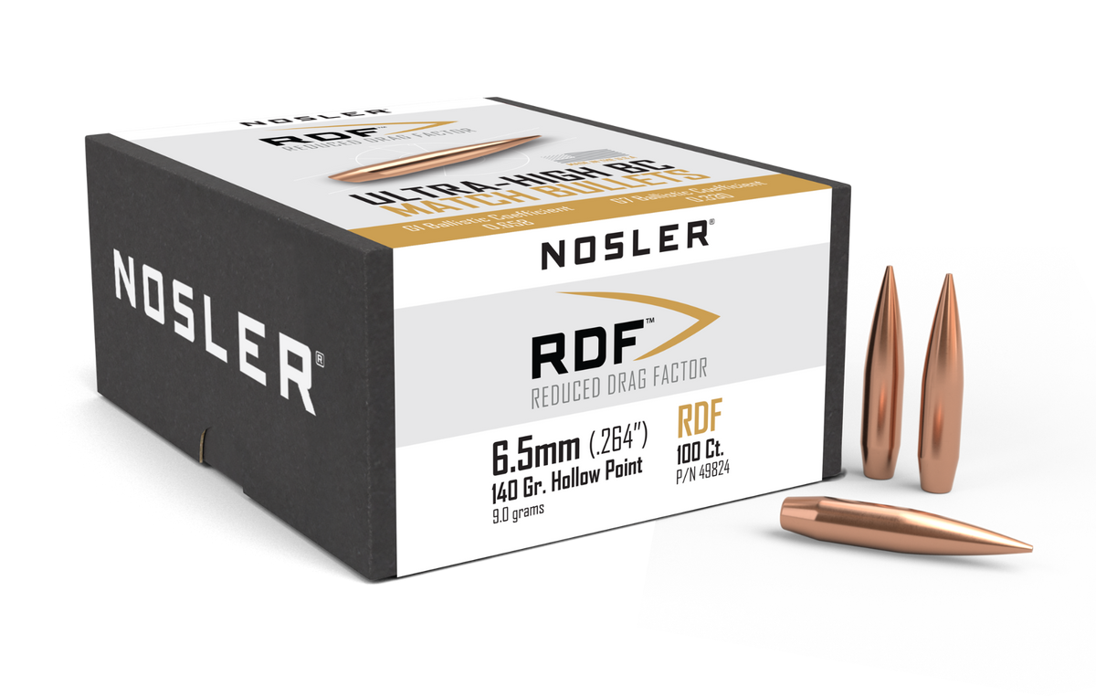 Nosler - Kula - 6.5 Caliber (.264) - 140gr - RDF HPBT - 100st/ask