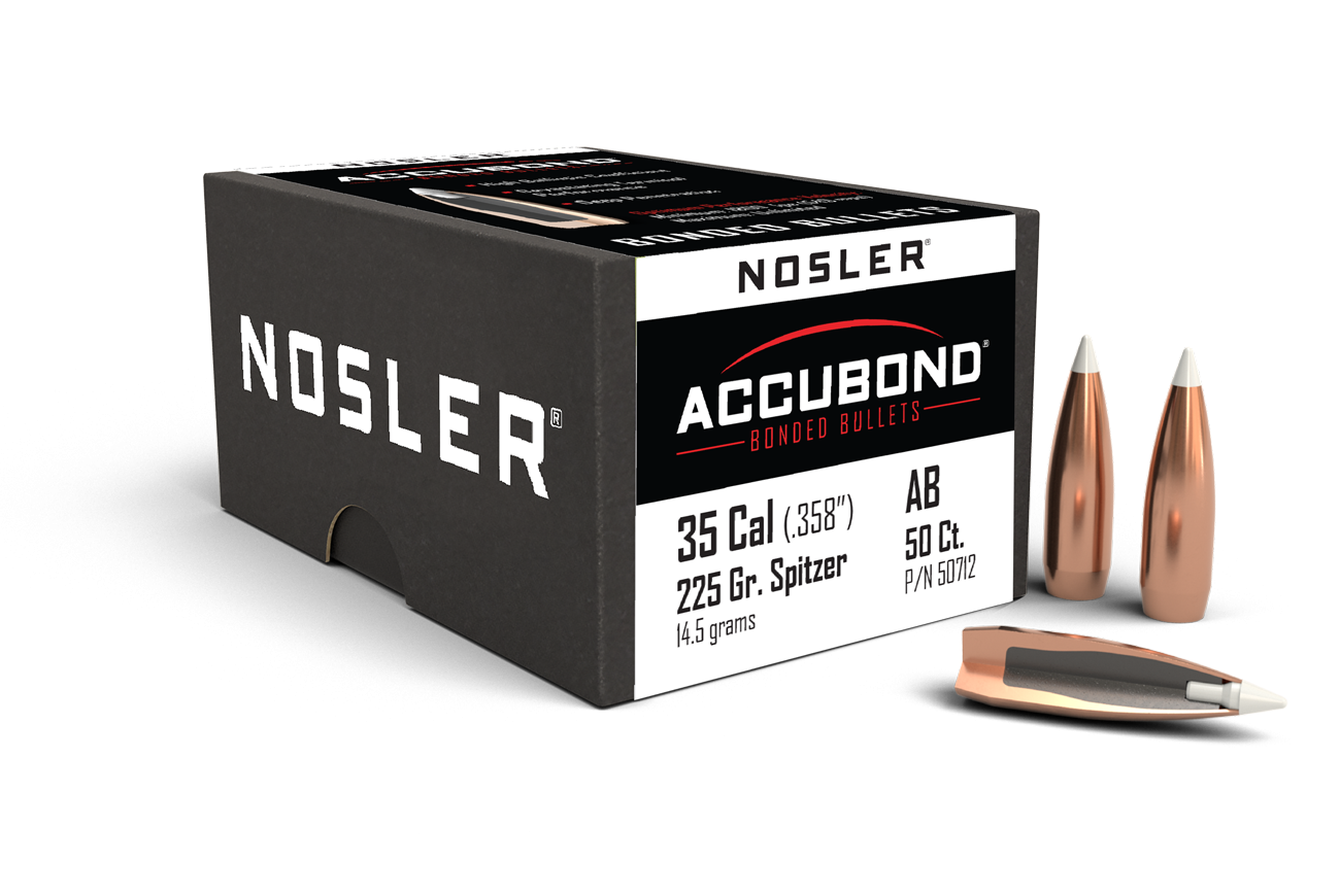 Nosler - Kula - 35 Caliber (.358) - 225gr - AccuBond - 50st/ask