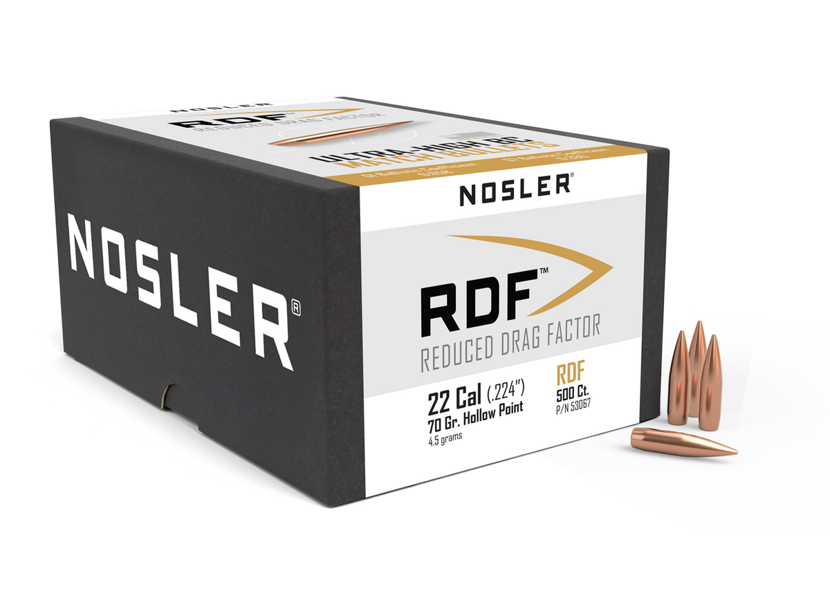Nosler - Kula - 22 Caliber (.224) - 70gr - RDF - 500st/ask