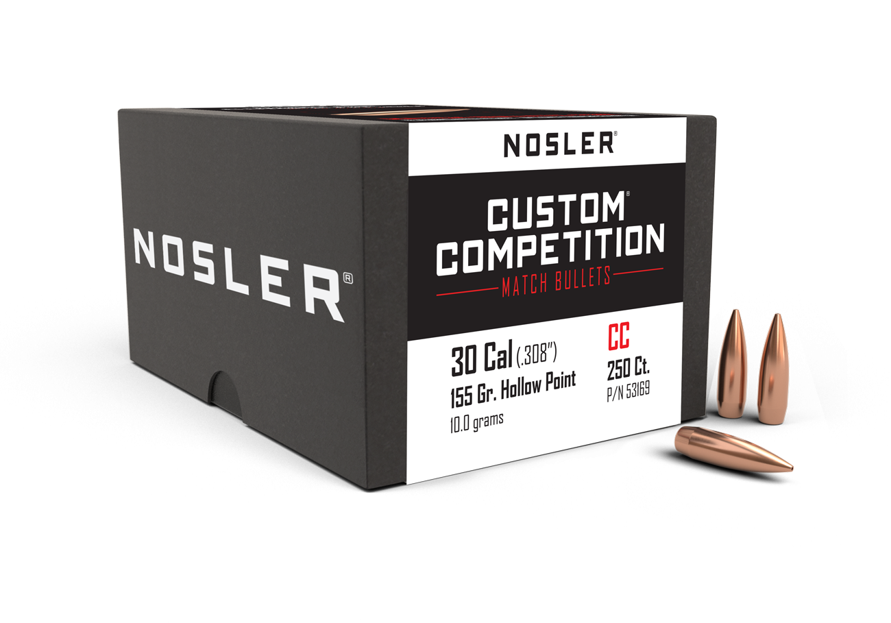Nosler - Kula - 30 Caliber (.308) - 155gr - Custom Competition HPBT - 250st/ask