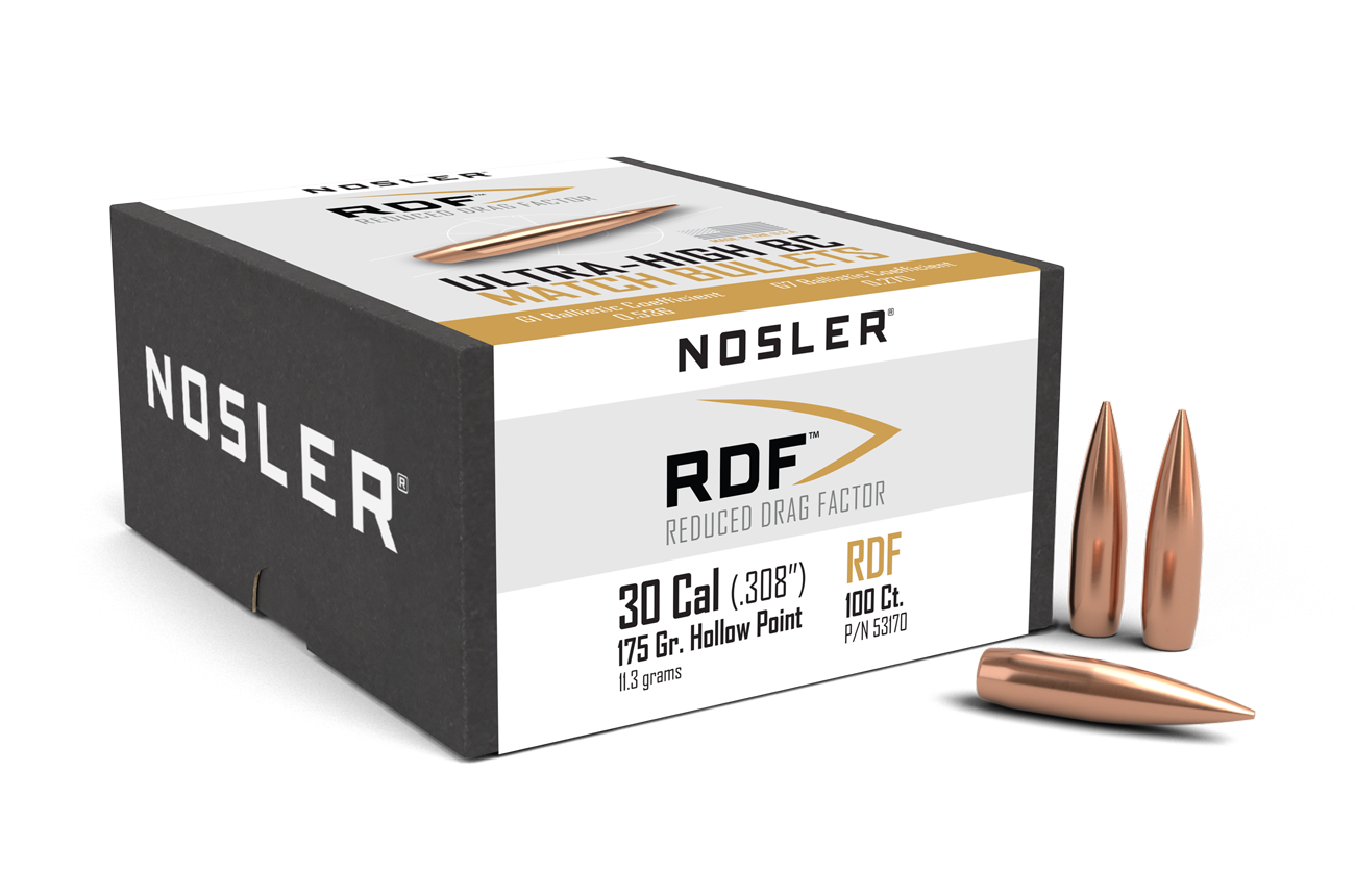 Nosler - Kula - 30 Caliber (.308) - 175gr - RDF HPBT - 100st/ask