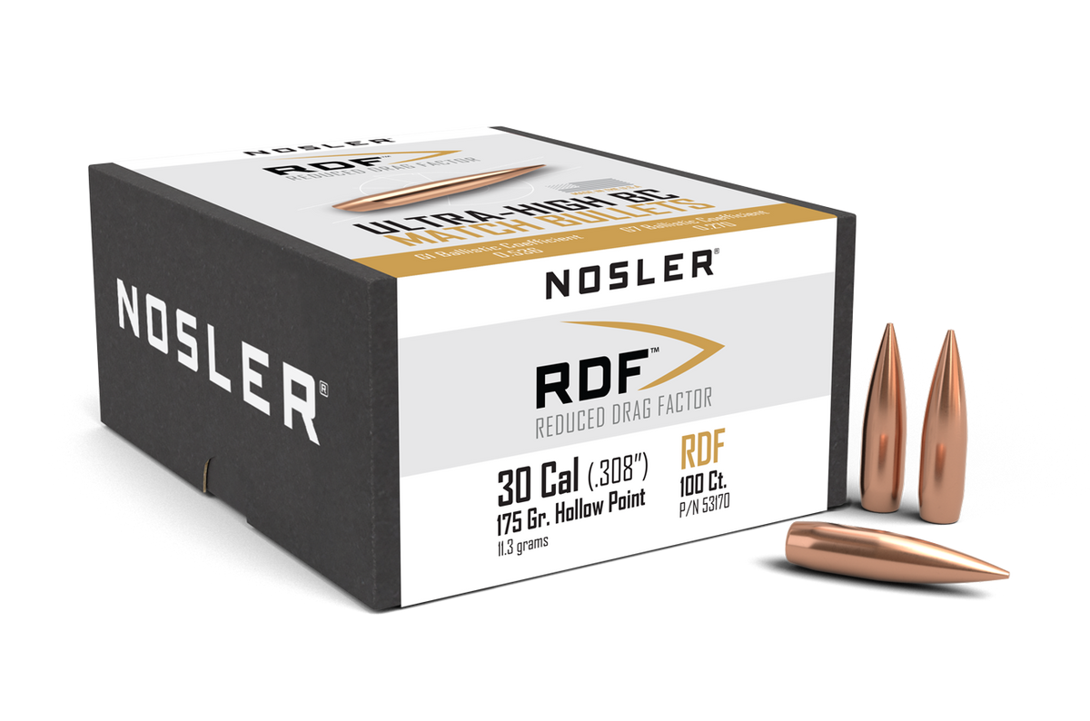 Nosler - Kula - 30 Caliber (.308) - 175gr - RDF HPBT - 100st/ask