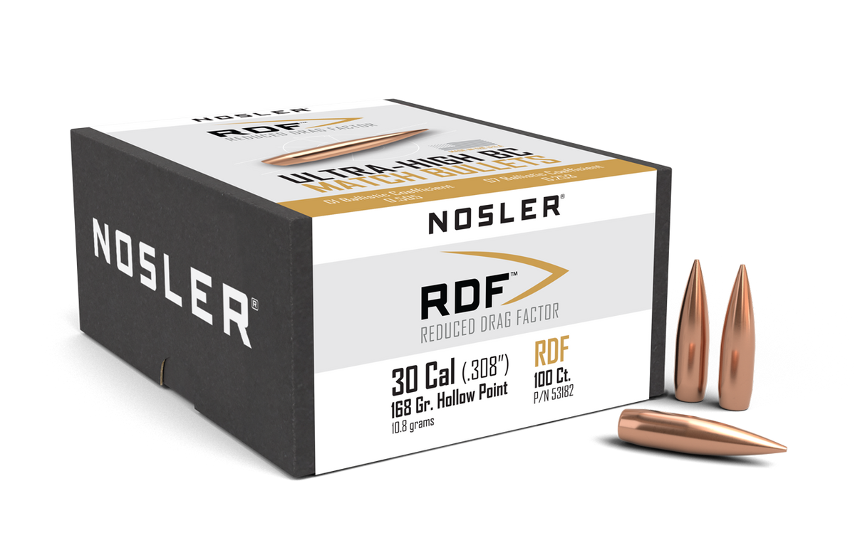 Nosler - Kula - 30 Caliber (.308) - 168gr - RDF HPBT - 100st/ask
