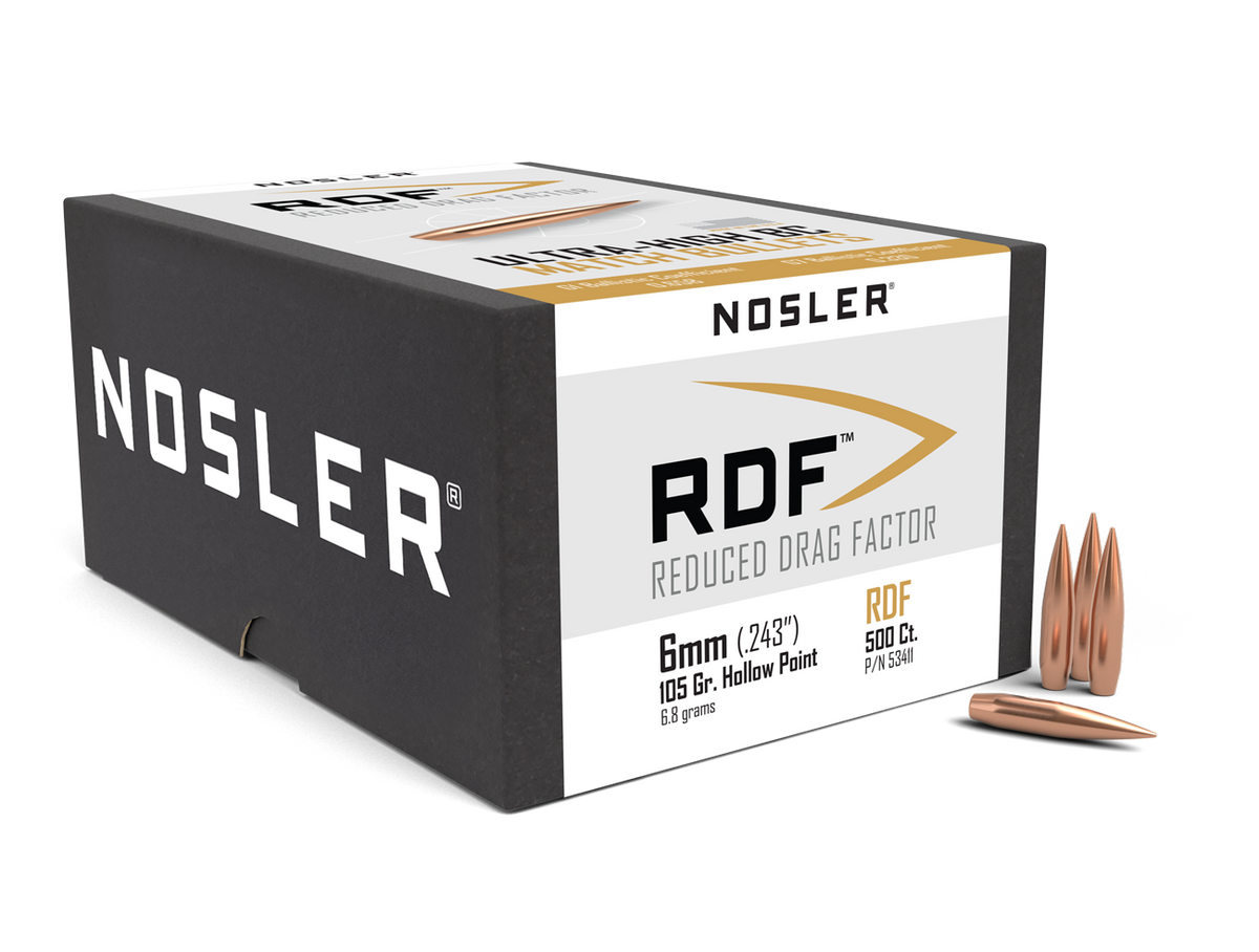 Nosler - Kula - 6mm - 105gr - RDF - 500st/ask