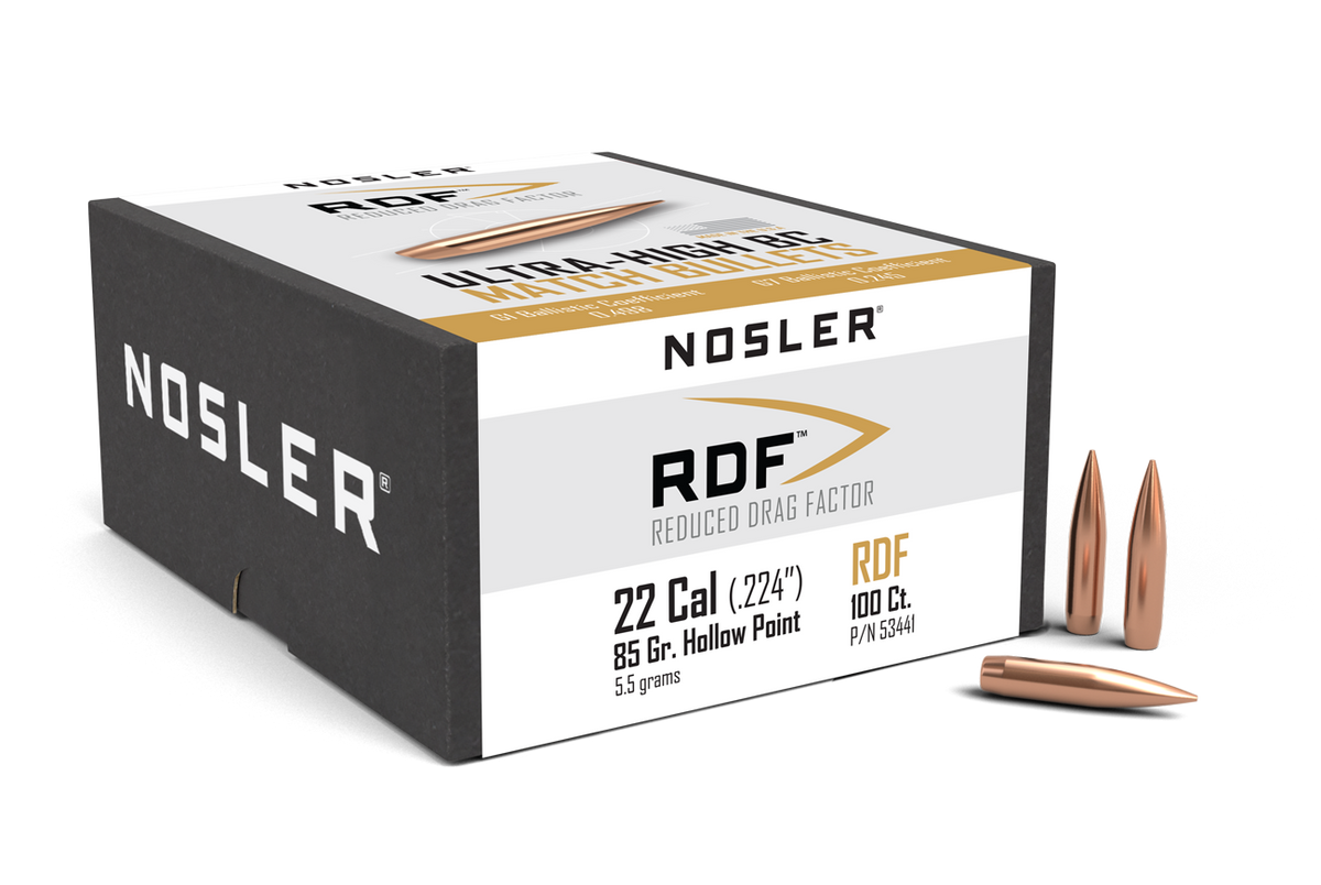 Nosler - Kula - 22 Caliber (.224) - 85gr - RDF HPBT - 100st/ask
