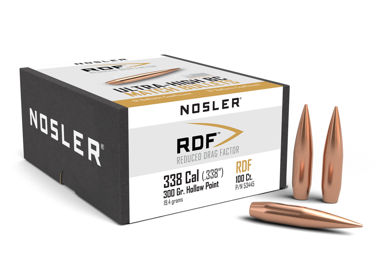 Nosler - Kula - 338 Caliber (.338) - 300gr - RDF Hollow Point - 100st/ask
