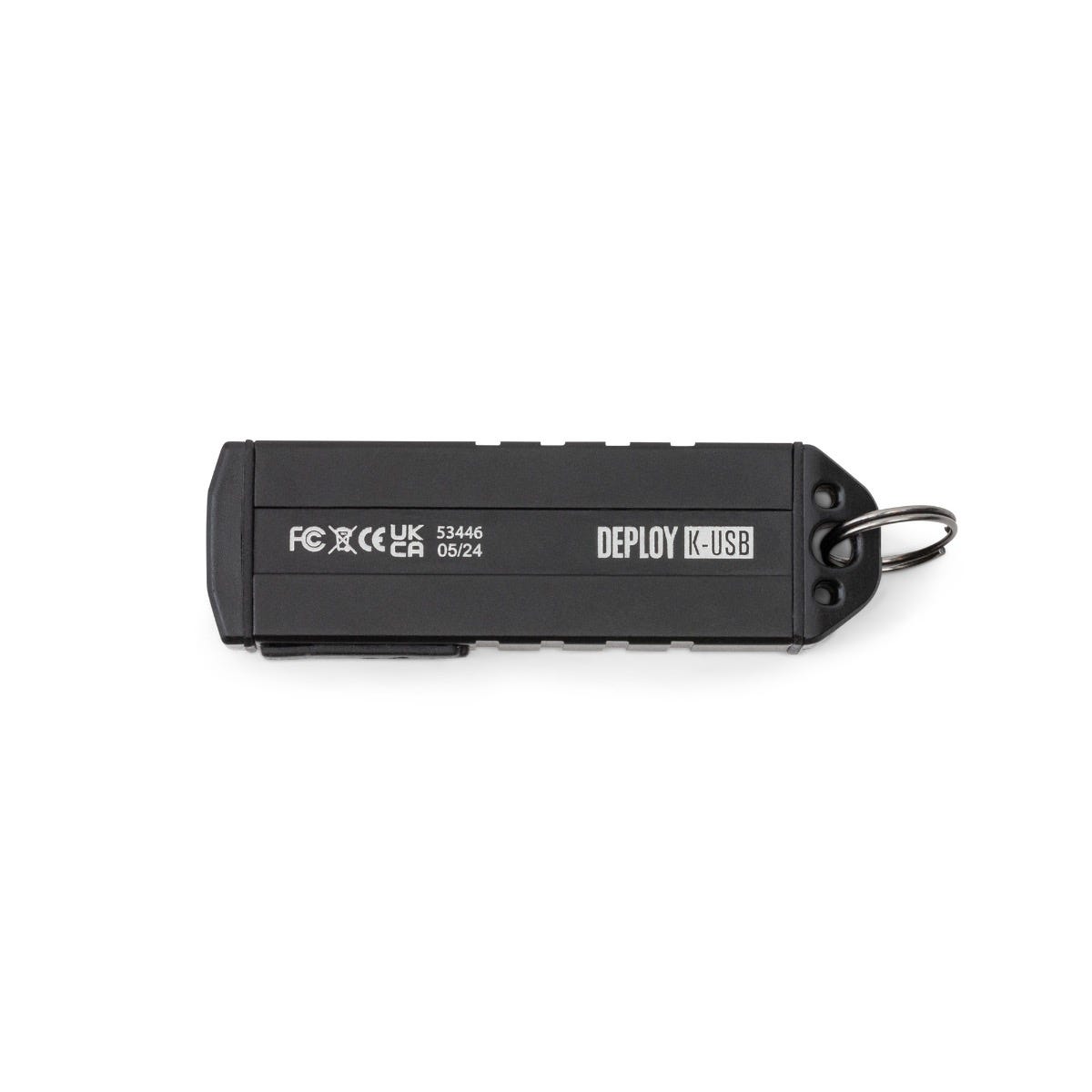 5.11 Deploy K-USB nyckelringsficklampa i Black med USB-C-laddning