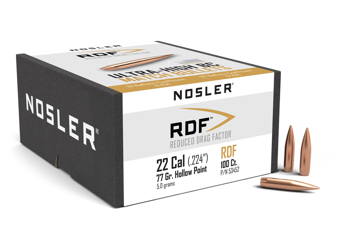 Nosler - Kula - 22 Caliber (.224) - 77gr - RDF - 100st/ask