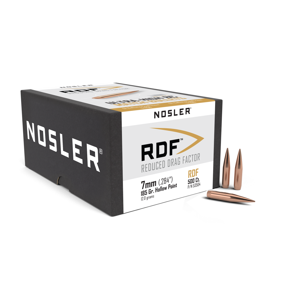 Nosler - Kula - 7mm - 185gr - RDF Hollow Point - 500st/ask