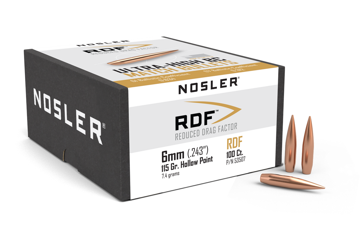 Nosler - Kula - 6mm - 115gr - RDF - 100st/ask