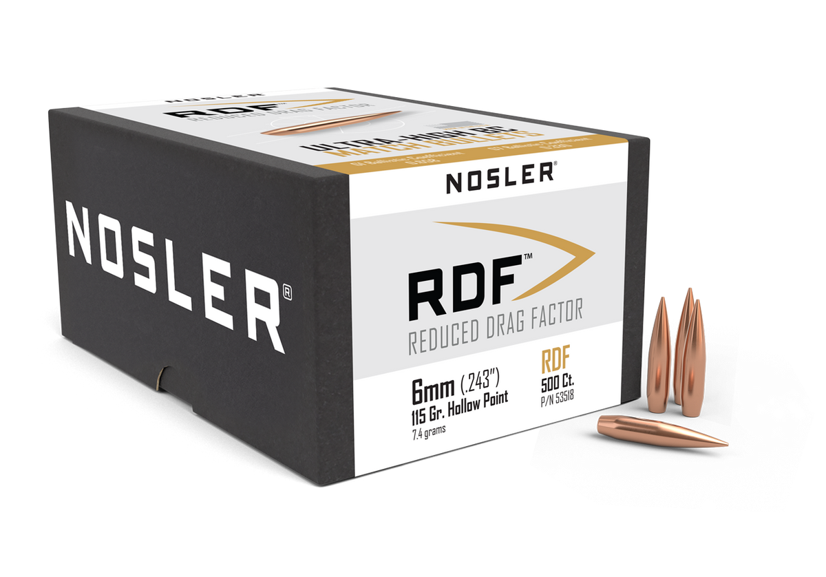 Nosler - Kula - 6mm - 115gr - RDF - 500st/ask