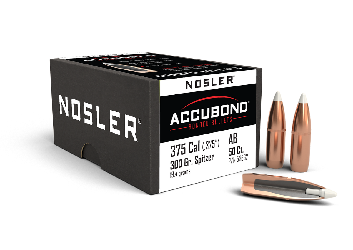 Nosler - Kula - 375 Caliber (.375) - 300gr - AccuBond - 50st/ask