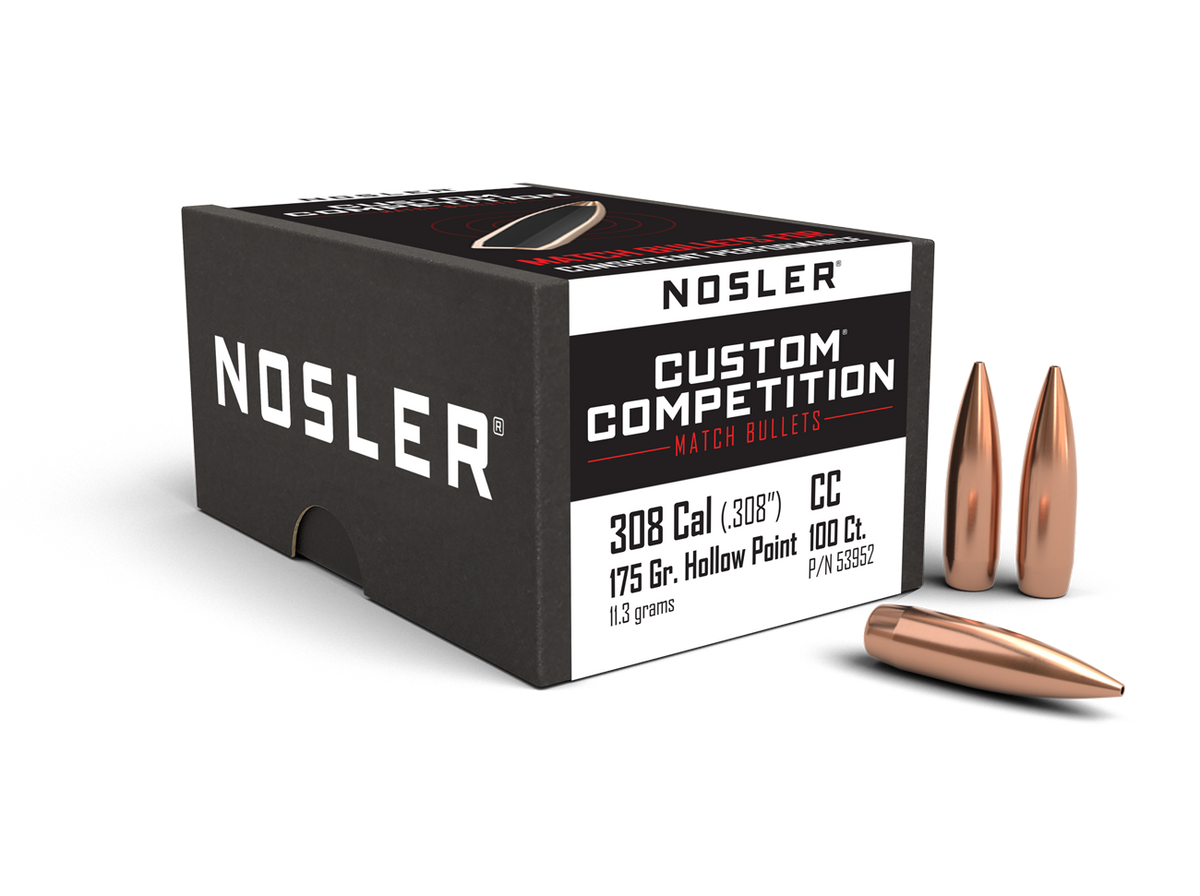 Nosler - Kula - 30 Caliber (.308) - 175gr - Custom Competition HPBT - 100st/ask