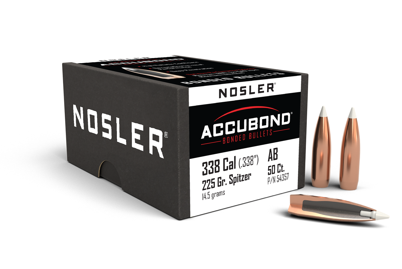 Nosler - Kula - 338 Caliber (.338) - 225gr - AccuBond - 50st/ask