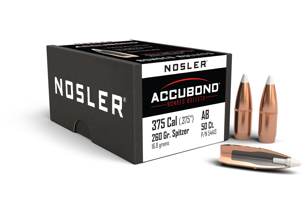 Nosler - Kula - 375 Caliber (.375) - 260gr - AccuBond - 50st/ask