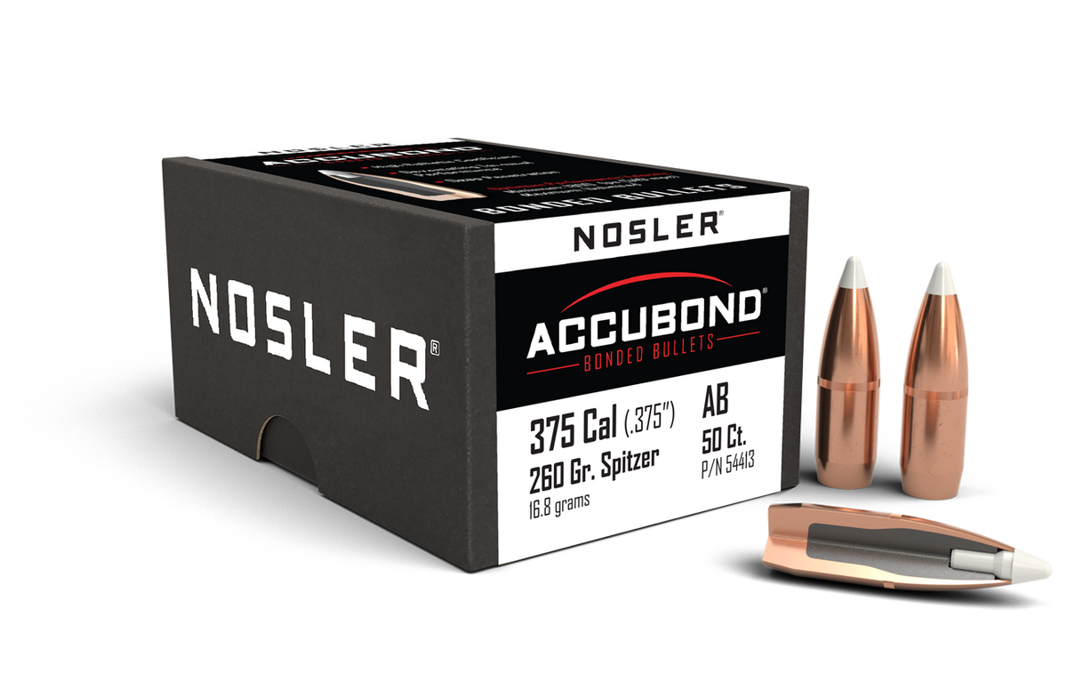 Nosler - Kula - 375 Caliber (.375) - 260gr - AccuBond - 50st/ask