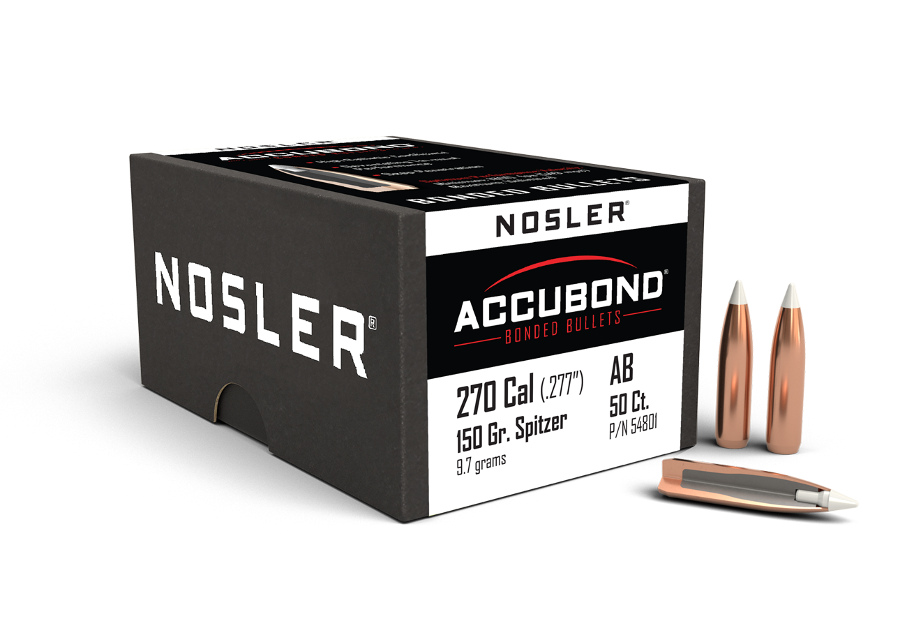 Nosler - Kula - 270 Caliber (.277) - 150gr - AccuBond - 50st/ask