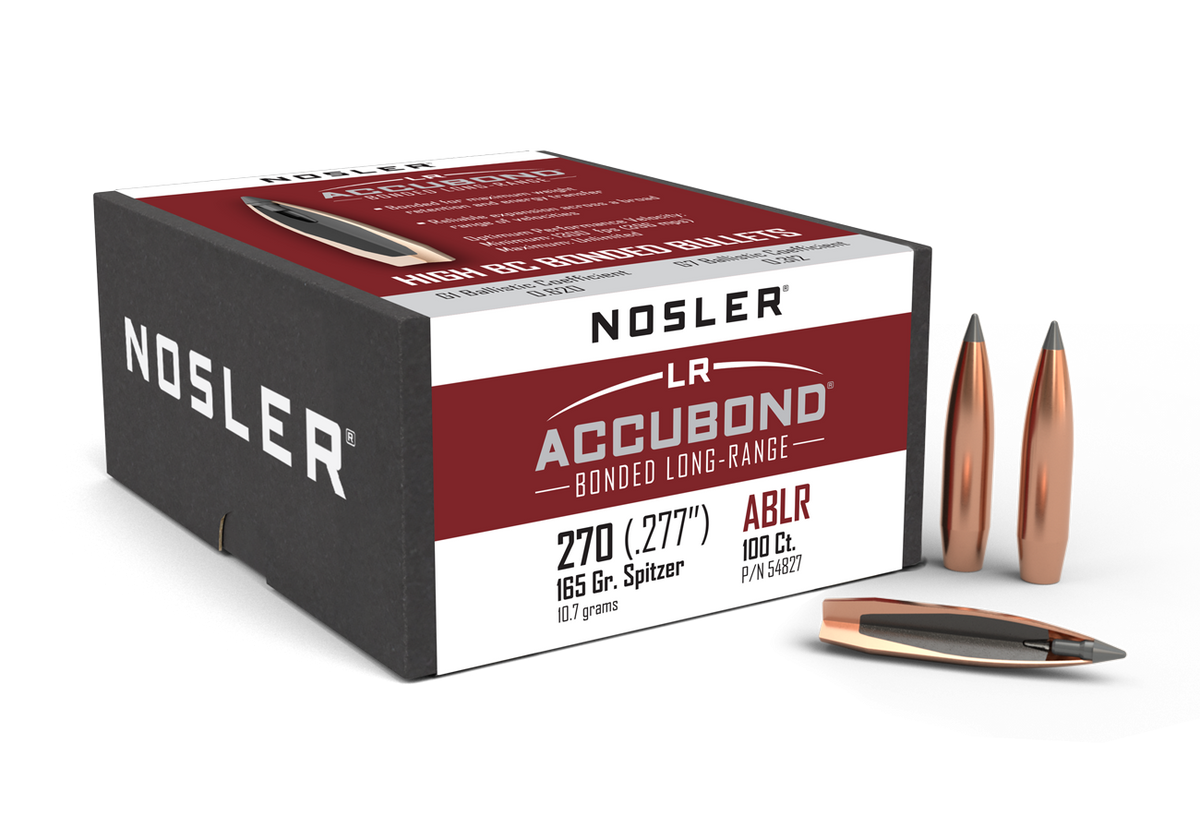 Nosler - Kula - 270 Caliber (.277) - 165gr - AccuBond Long Range - 100st/ask