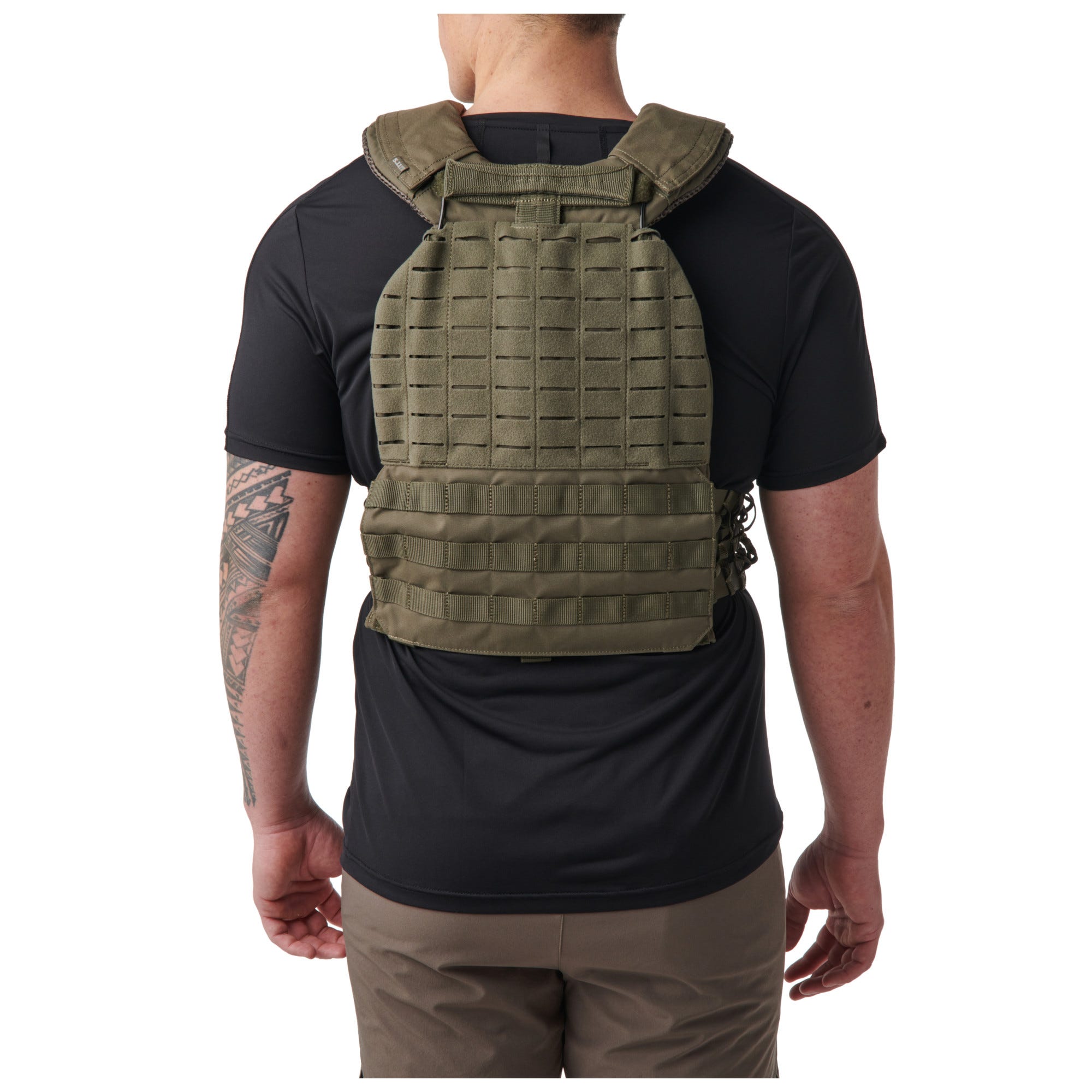 5.11 TacTec Plate Carrier bärväst i Ranger Green