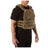 5.11 TacTec Plate Carrier i MultiCam®, taktisk väst med vadderade paneler och axelremmar.