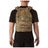 5.11 TacTec Plate Carrier i MultiCam®, taktisk väst med vadderade paneler och axelremmar.