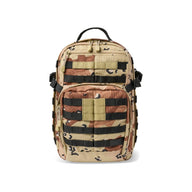 5.11 RUSH 12 2.0 Print Backpack 24L i Desert Bdu, ryggsäck med MOLLE.