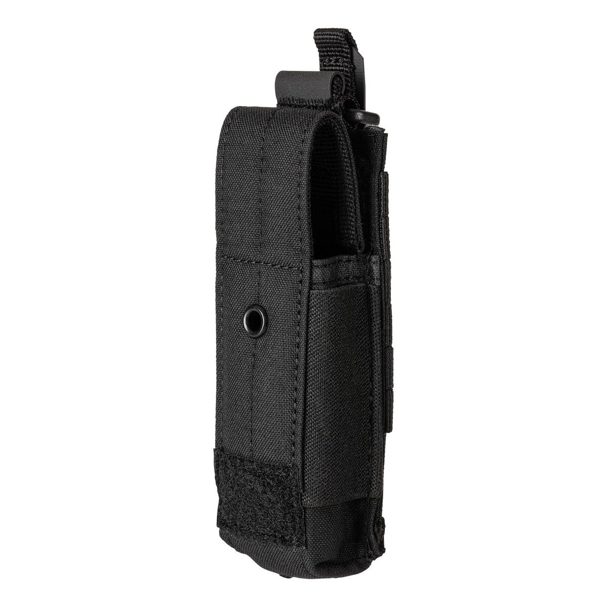 5.11 Flex Single Pistol Mag Cover Pouch i Black, magasinhållare med lock och Flex-HT-fäste