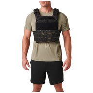 5.11 TacTec Trainer Weight Vest i MultiCam Black™, träningsväst med MOLLE-plattformar