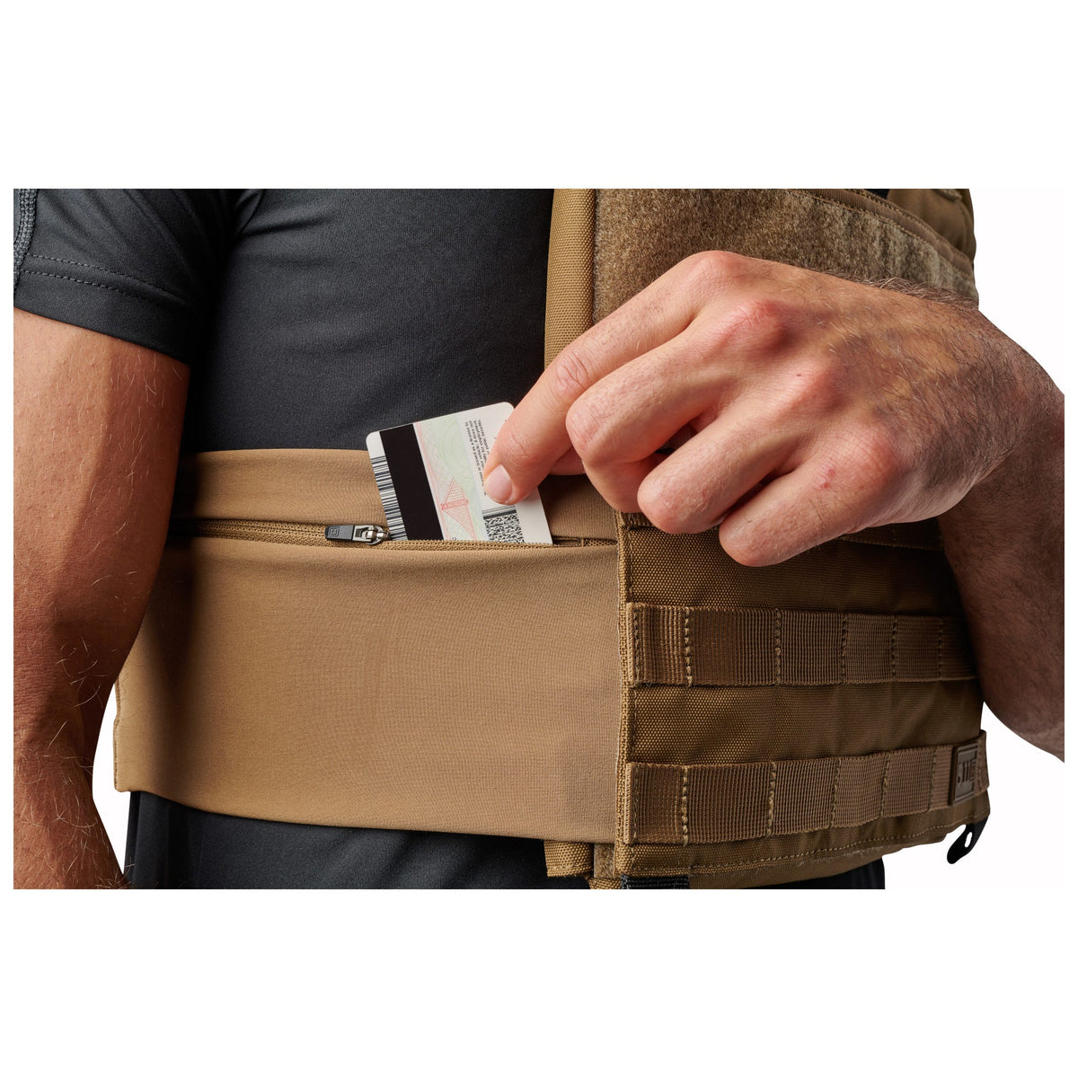 5.11 TacTec Trainer Weight Vest i MultiCam Black™, träningsväst med MOLLE-plattformar
