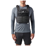 5.11 TacTec Trainer Weight Vest i Black, träningsväst med MOLLE-plattformar