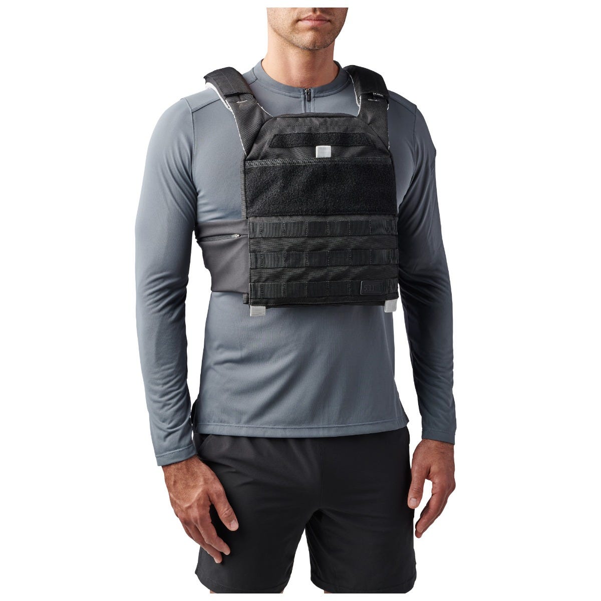 5.11 TacTec Trainer Weight Vest i Black, träningsväst med MOLLE-plattformar