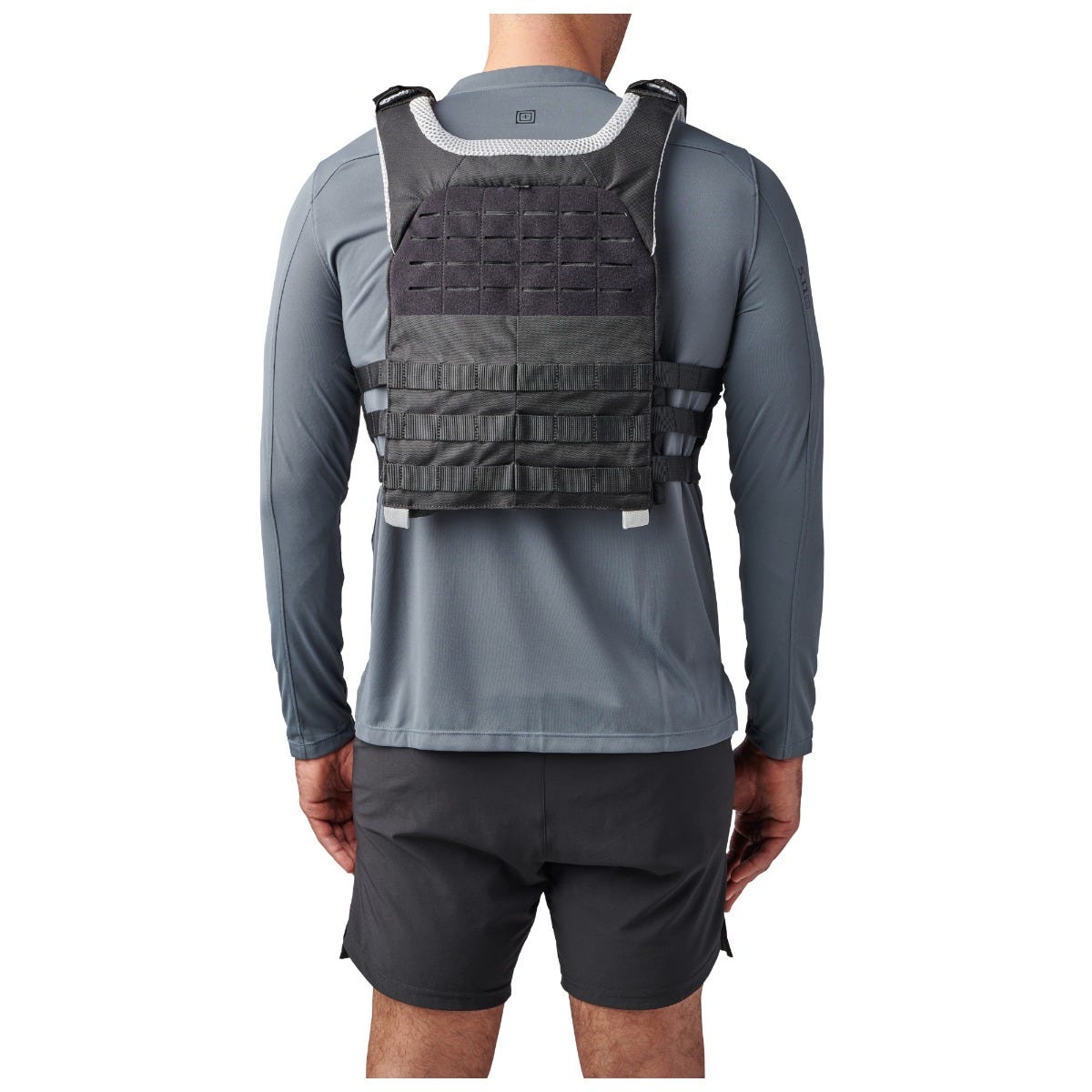 5.11 TacTec Trainer Weight Vest i Black, träningsväst med MOLLE-plattformar