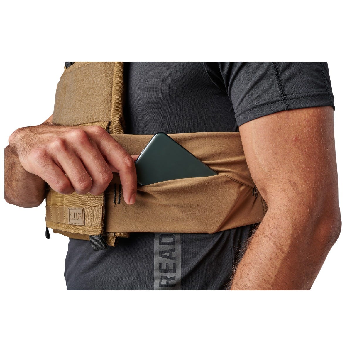 5.11 TacTec Trainer Weight Vest i Black, träningsväst med MOLLE-plattformar
