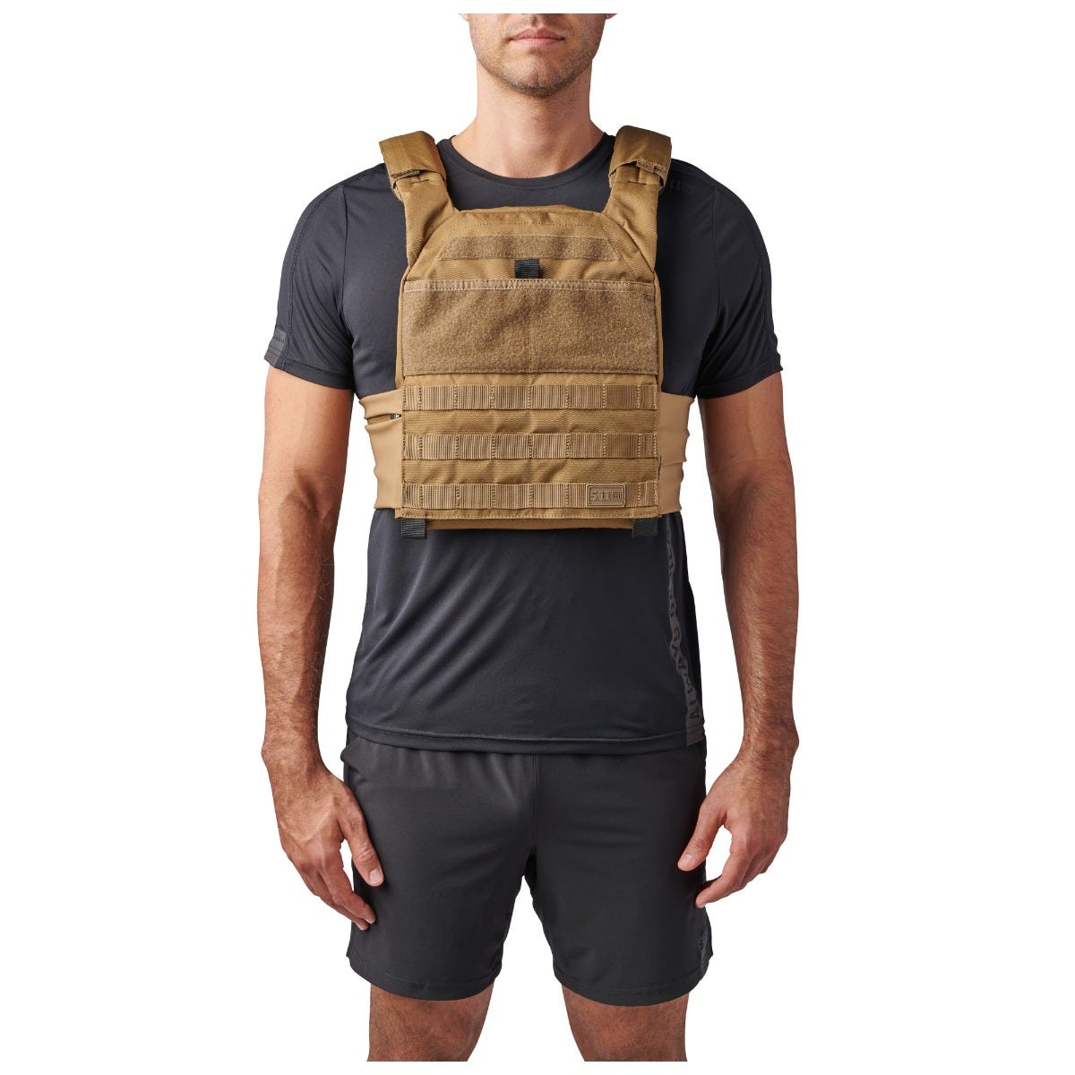 5.11 TacTec Trainer Weight Vest i Kangaroo, träningsväst med MOLLE-plattformar