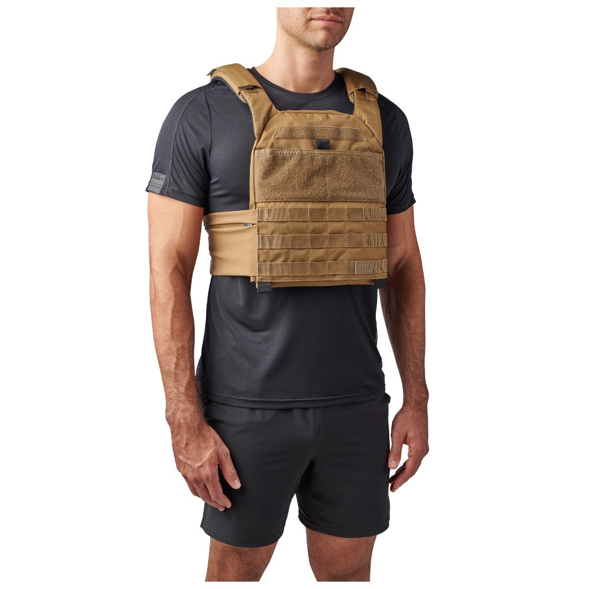 5.11 TacTec Trainer Weight Vest i Kangaroo, träningsväst med MOLLE-plattformar