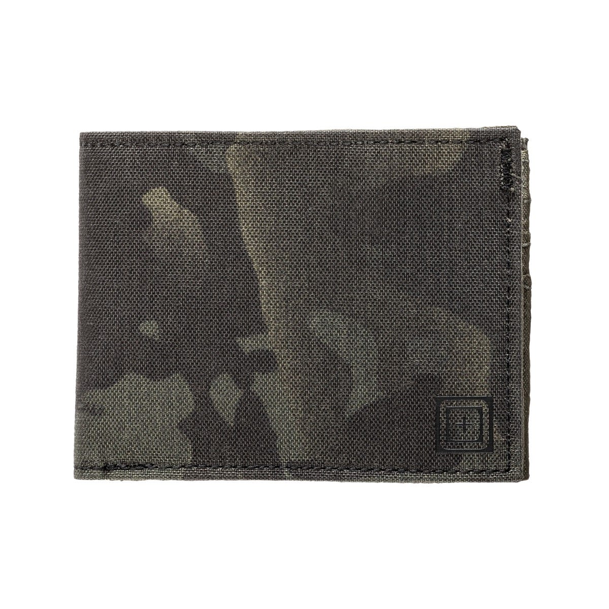 5.11 Tactical Tracker Bi-fold 2.0 plånbok i MultiCam Black™ med kompakt format och RFID-skydd