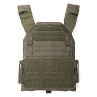 5.11 QR Plate Carrier Base - NIR i Ranger Green, bas till taktiskt bärsystem med snabbspänne och MOLLE-paneler.