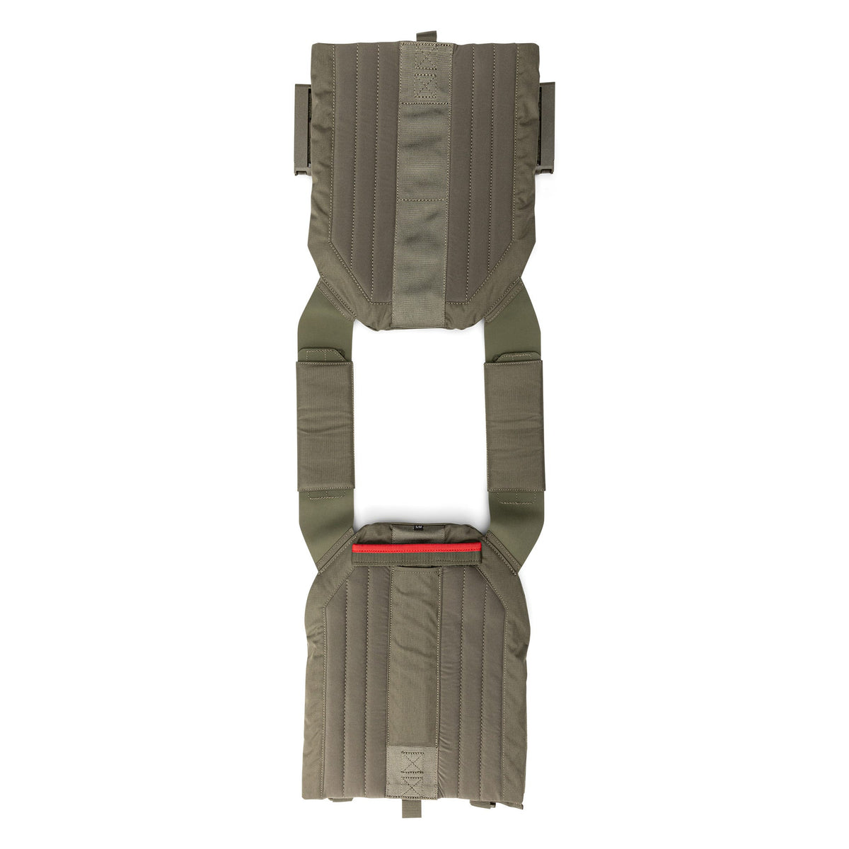 5.11 QR Plate Carrier Base - NIR i Ranger Green, bas till taktiskt bärsystem med snabbspänne och MOLLE-paneler.