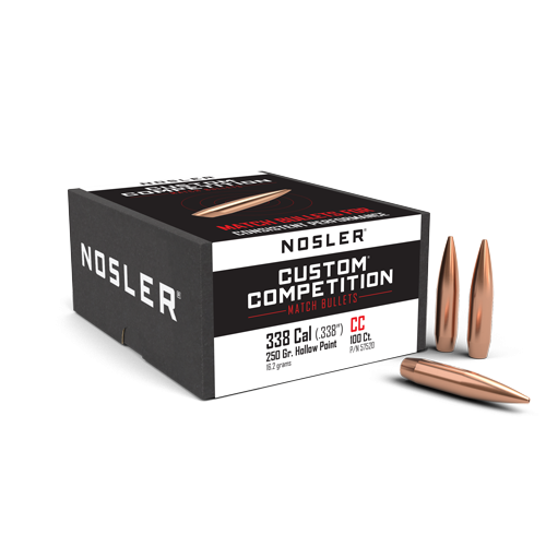Nosler - Kula - 338 Caliber (.338) - 250gr - Custom Competition HPBT - 100st/ask