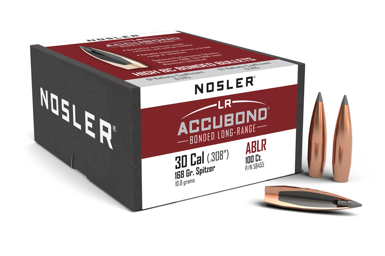 Nosler - Kula - 30 Caliber (.308) - 168gr - AccuBond Long Range - 100st/ask