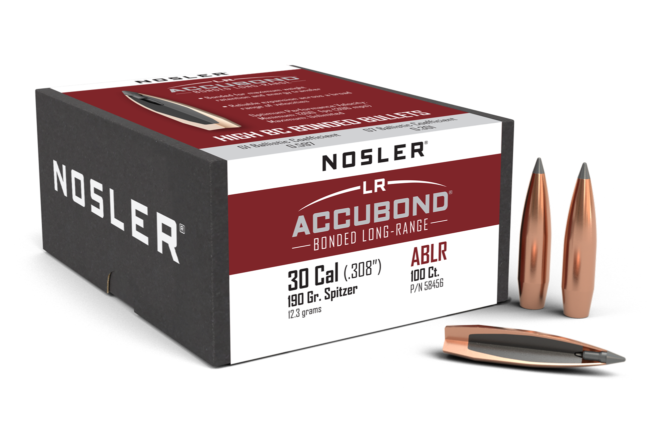 Nosler - Kula - 30 Caliber (.308) - 190gr - AccuBond Long Range - 100st/ask