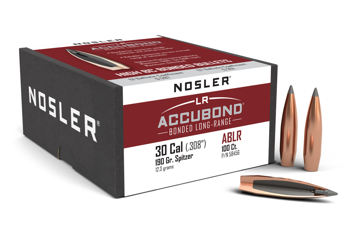 Nosler - Kula - 30 Caliber (.308) - 190gr - AccuBond Long Range - 100st/ask