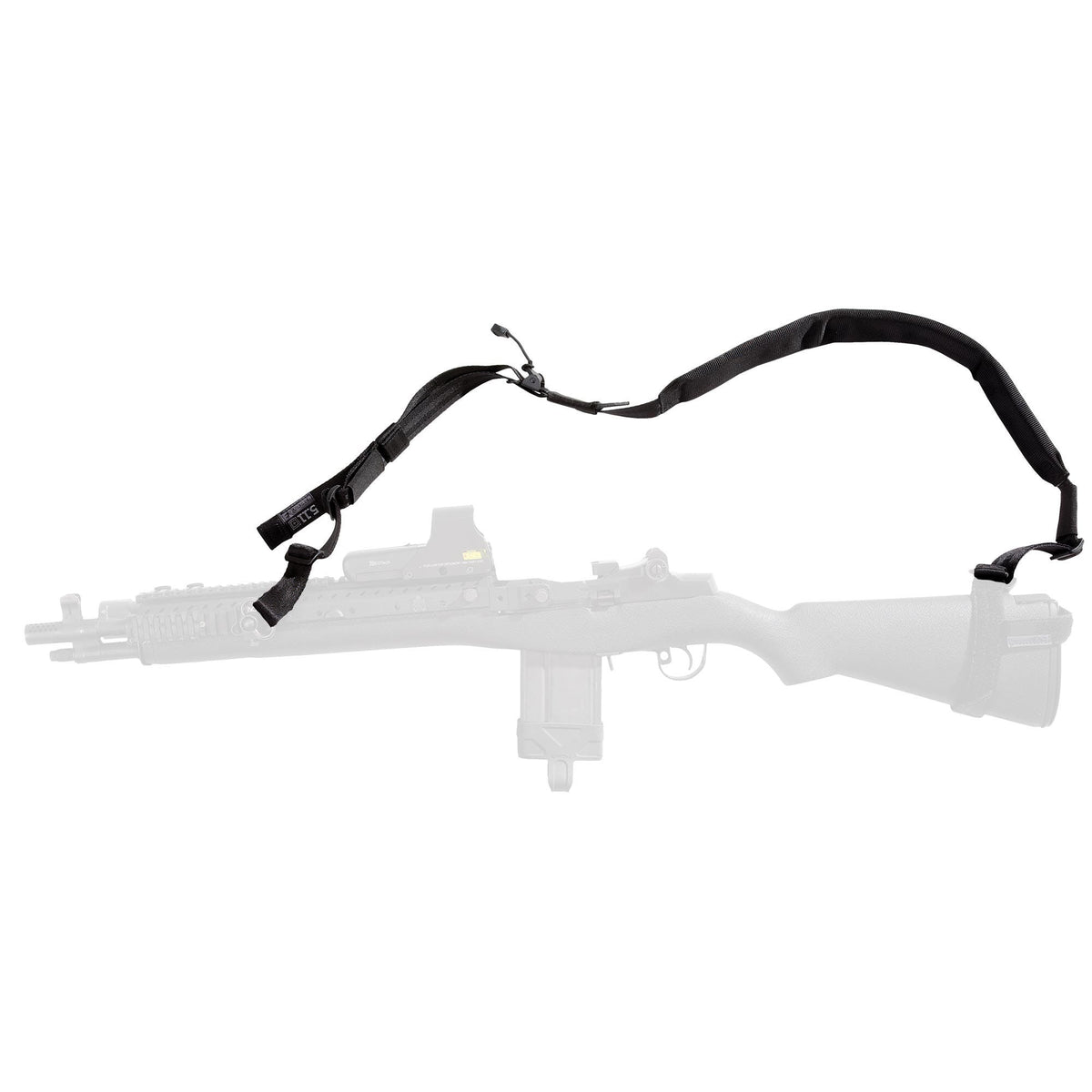 5.11 VTAC 2 Point Padded Sling i Black, vadderad tvåpunktsrem