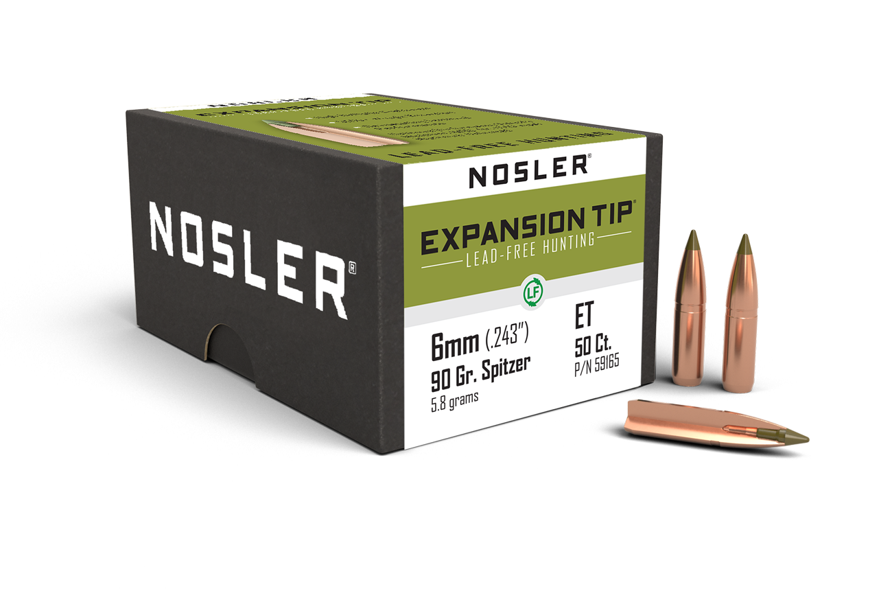 Nosler - Kula - 6mm Caliber (.243) - 90gr - Expansion Tip - 50st/ask