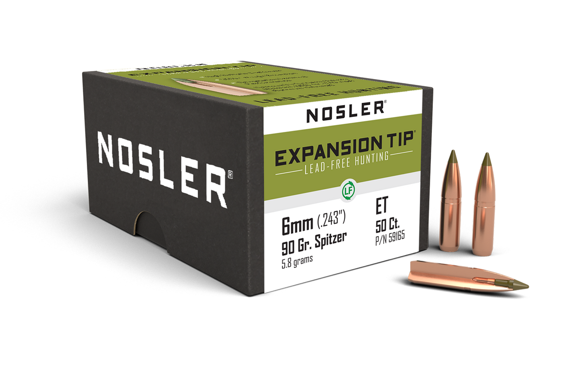 Nosler - Kula - 6mm Caliber (.243) - 90gr - Expansion Tip - 50st/ask