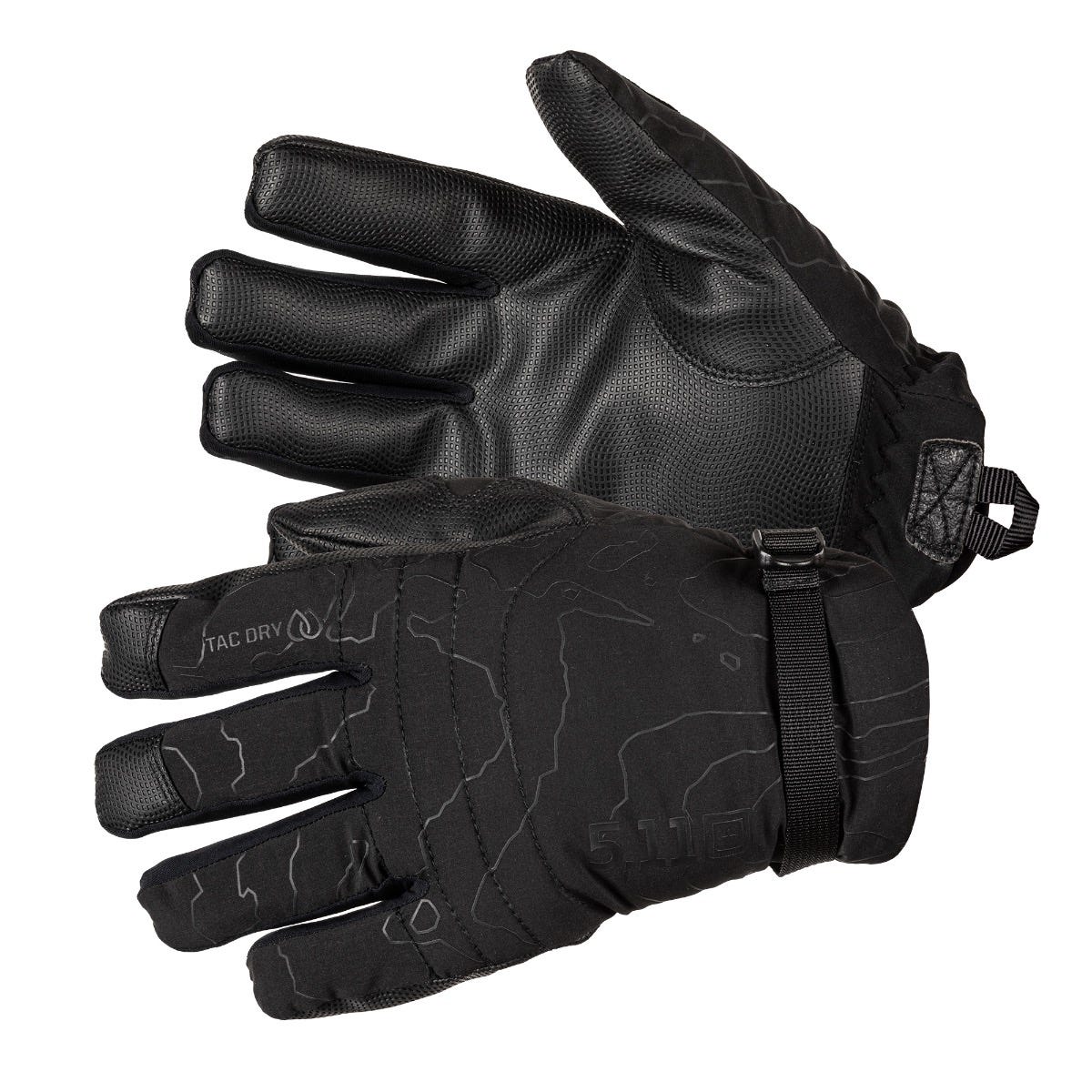 5.11 Adiron PrimaLoft Insulated Glove i Black, isolerad handske med pekskärmskompatibla fingrar